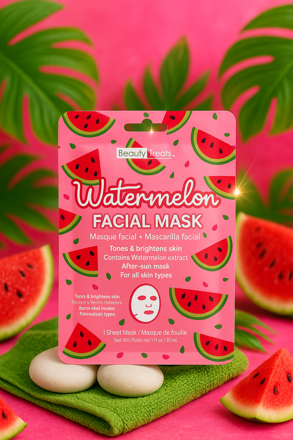 Masque à la pastèque