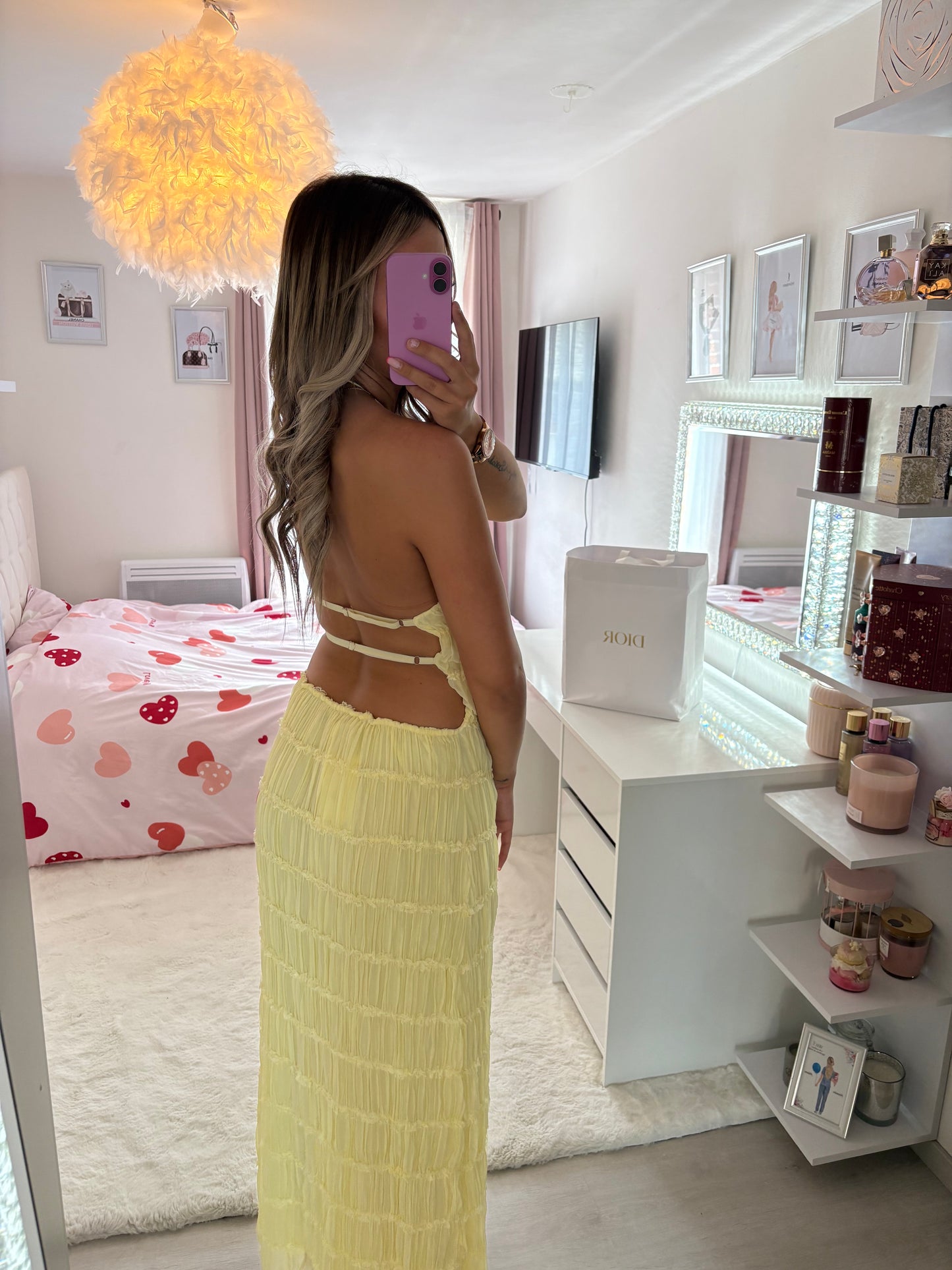 Robe longue dos nu