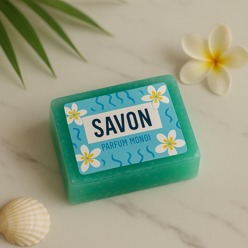 Savon tranche glycérine végétal au Monoi🌼