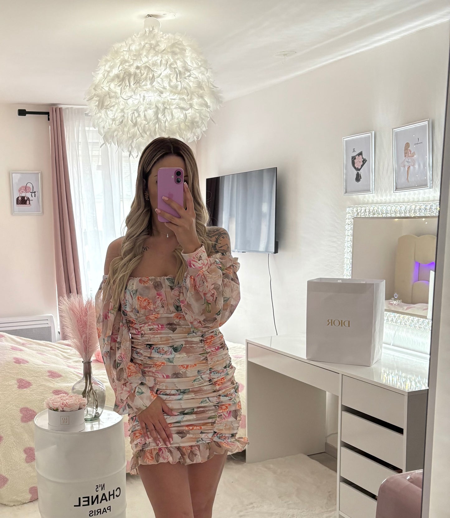 Robe imprimée fleur