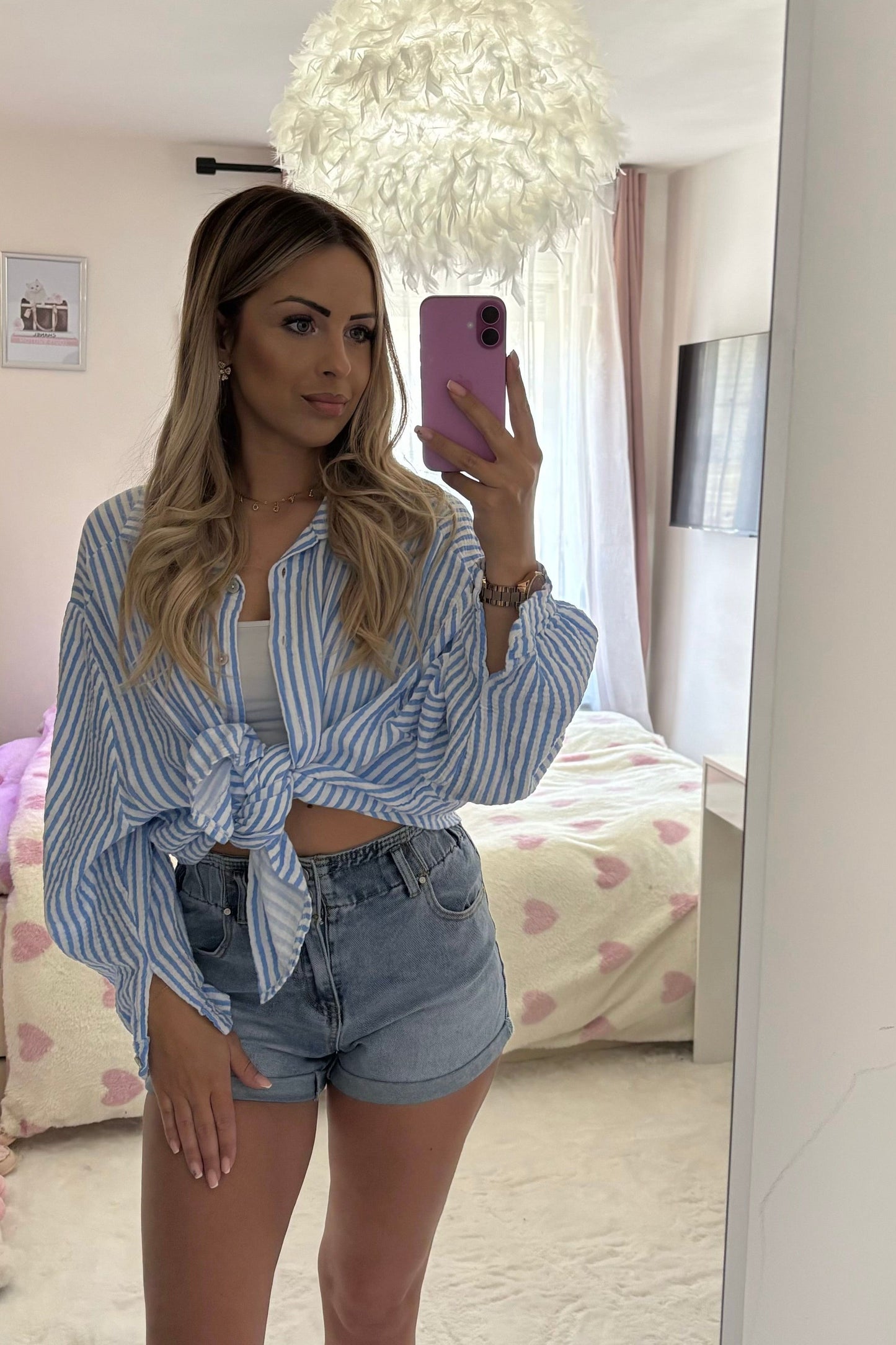 Chemise en gaz de coton