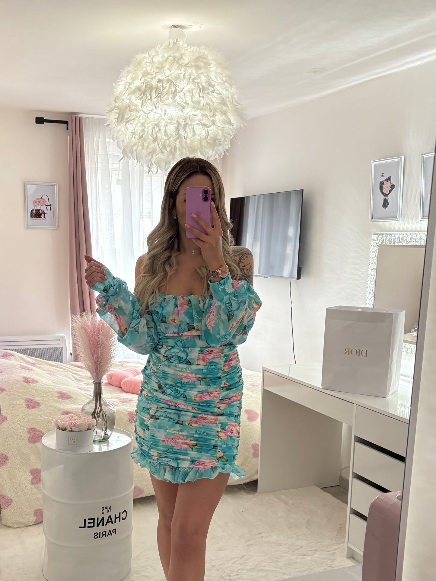 Robe imprimée fleur