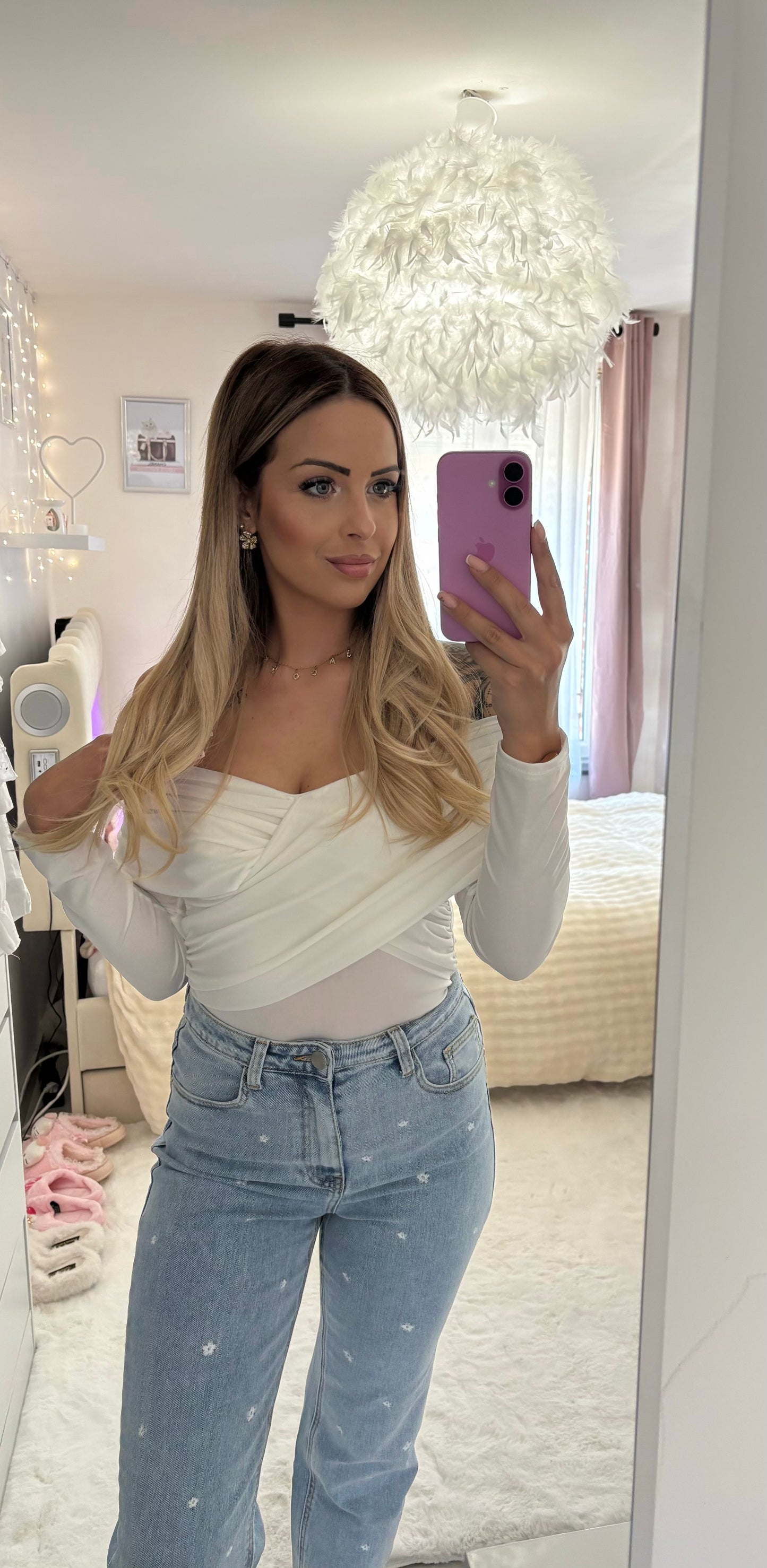 Top blouse croisé