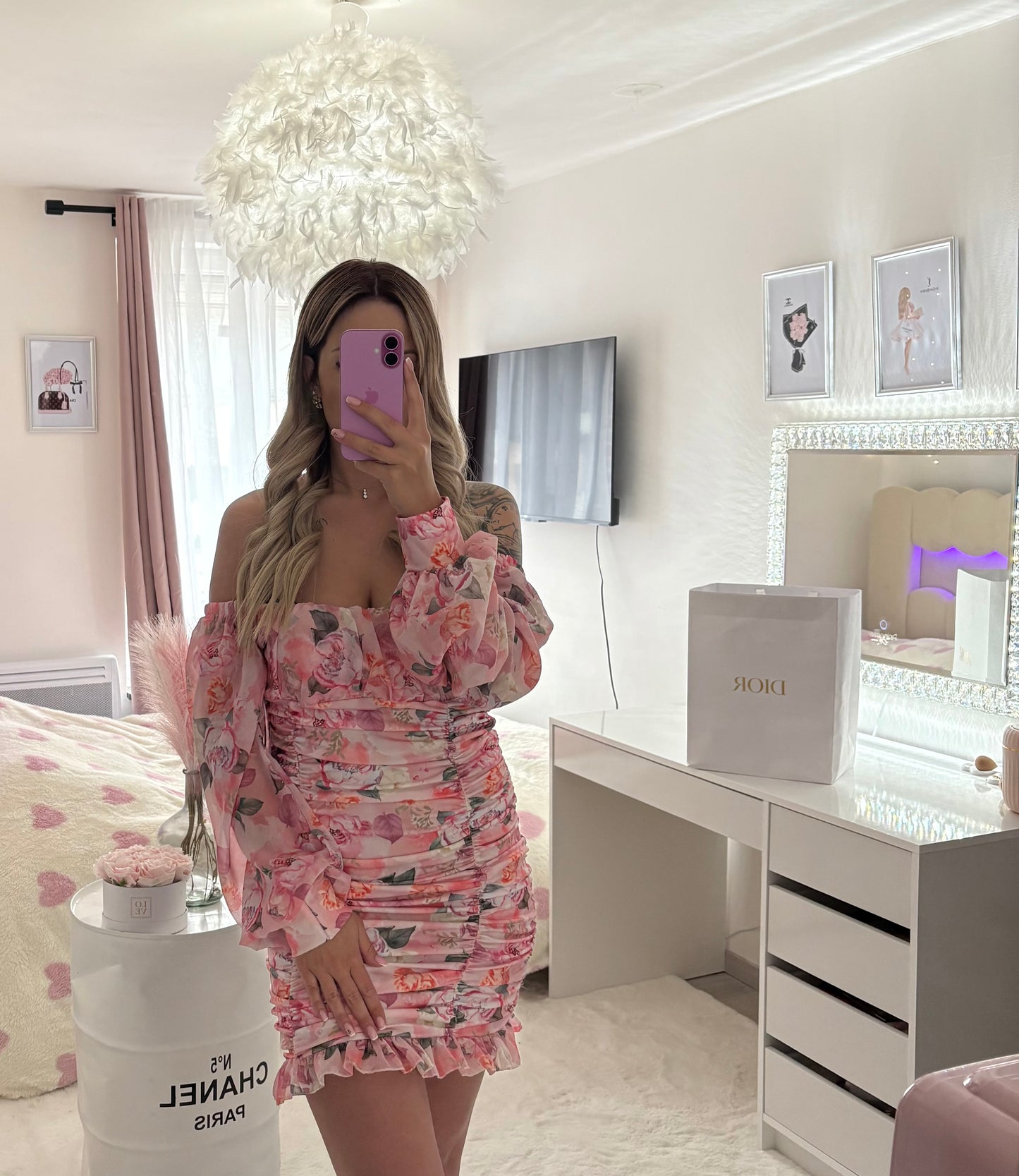 Robe imprimée fleur