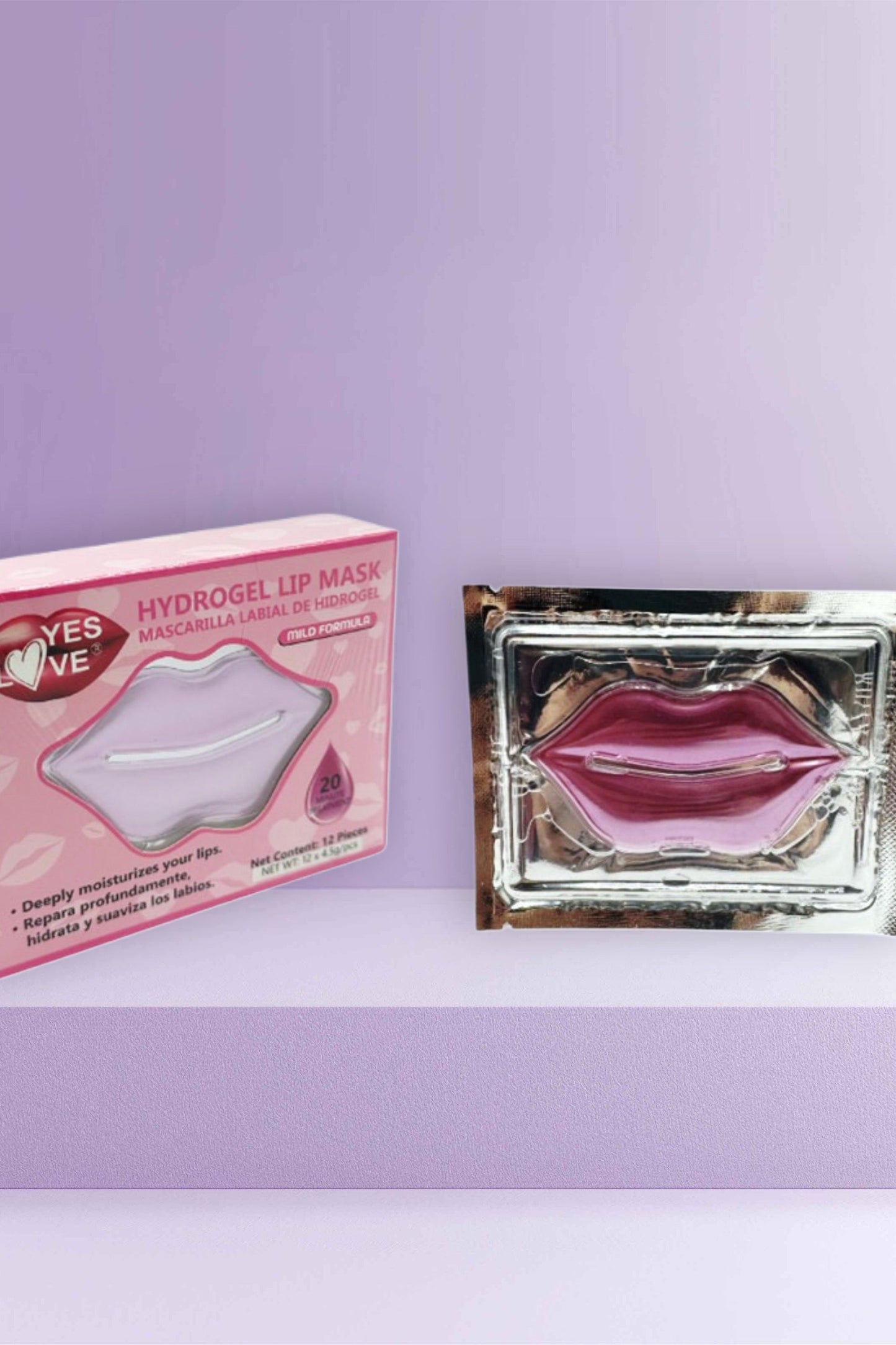 Patchs hydrogel pour lèvres