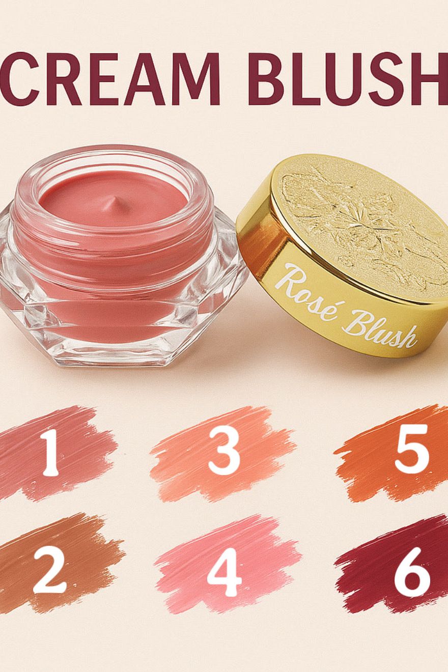 Fard à joues à la rose
