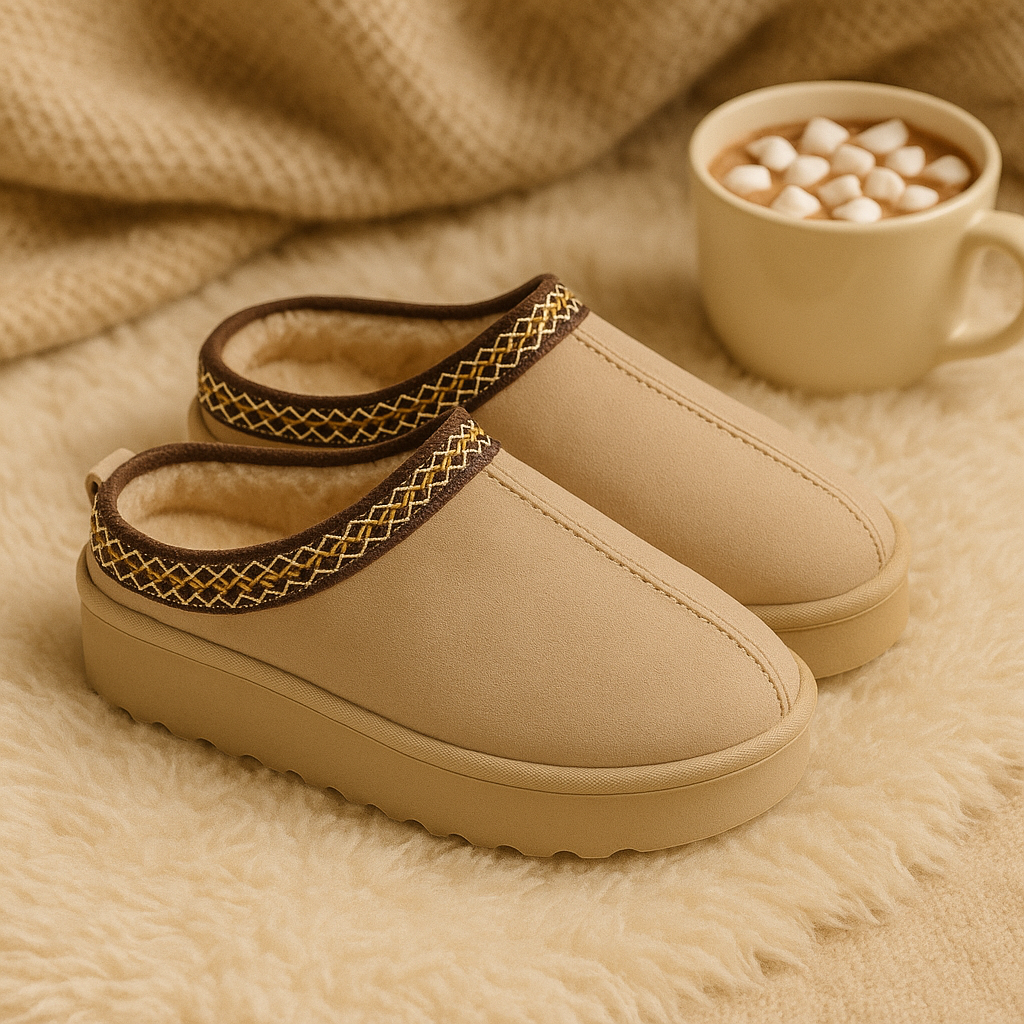 Chausson simili daim