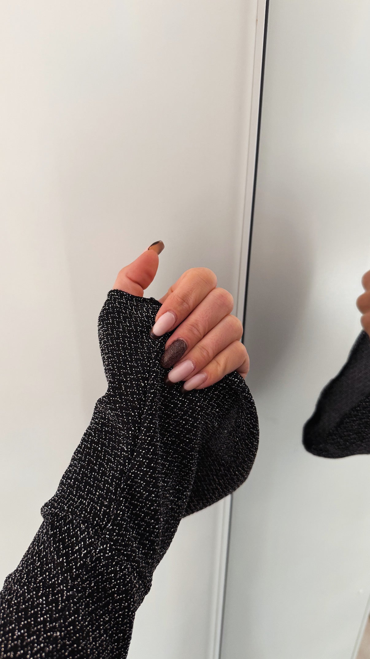 Robe longue argenté