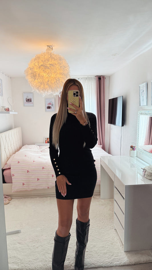 Robe pull moulante en maille