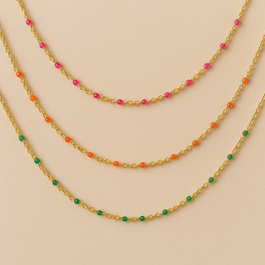 Collier perlé