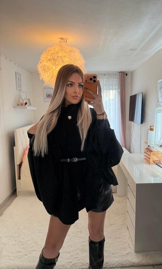 Poncho avec ceinture