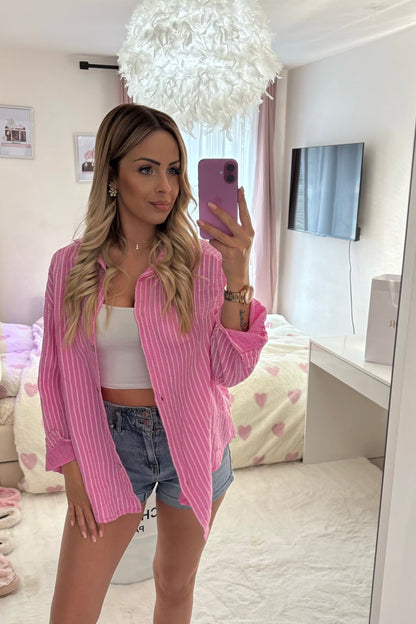 Chemise en gaz de coton