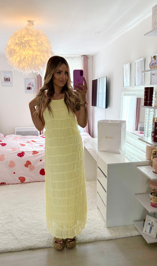 Robe longue dos nu