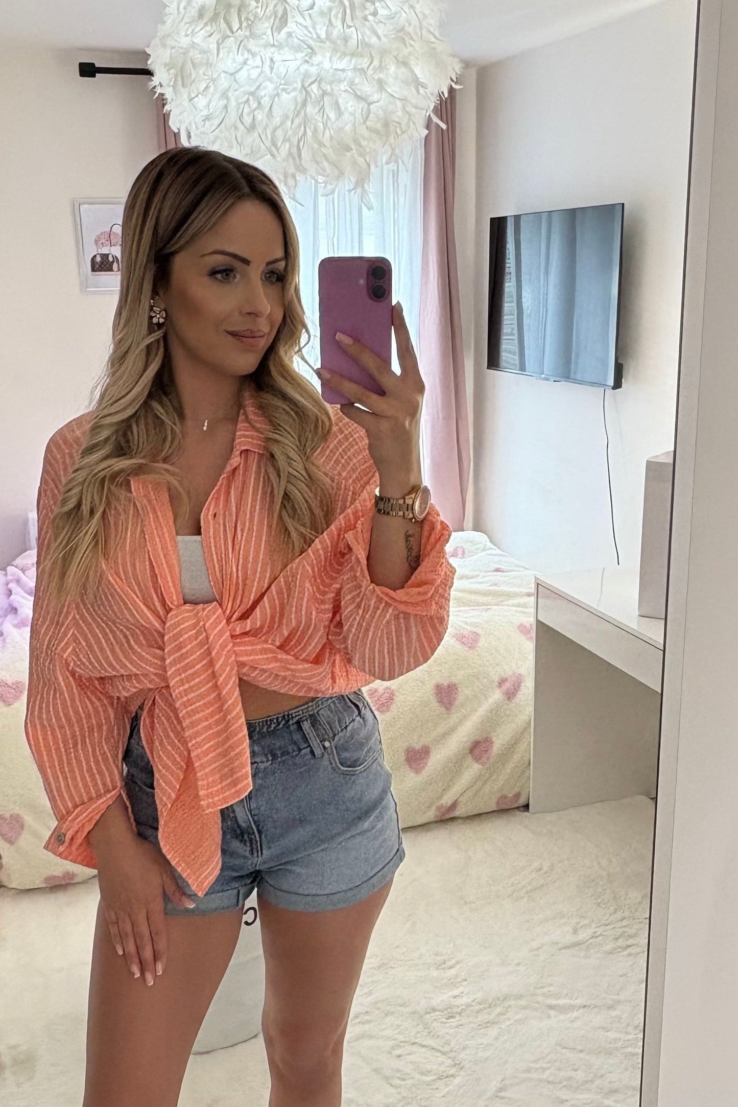 Chemise en gaz de coton