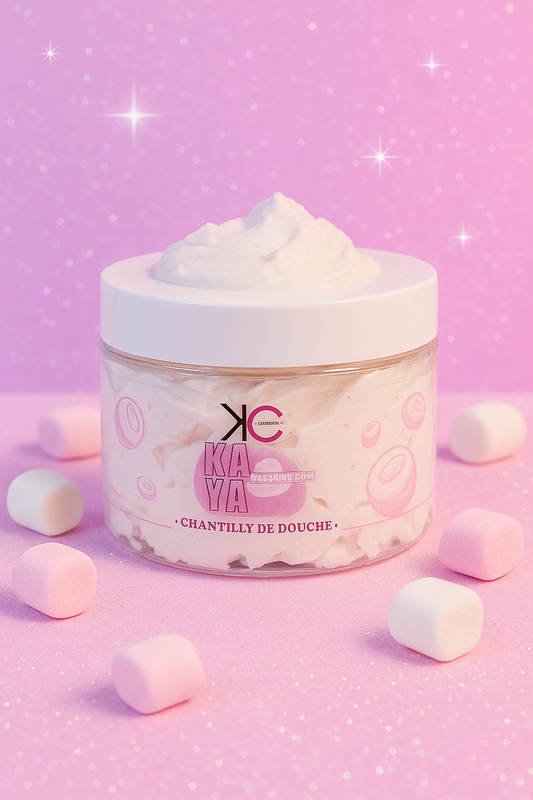 Chantilly de douche marshmallow