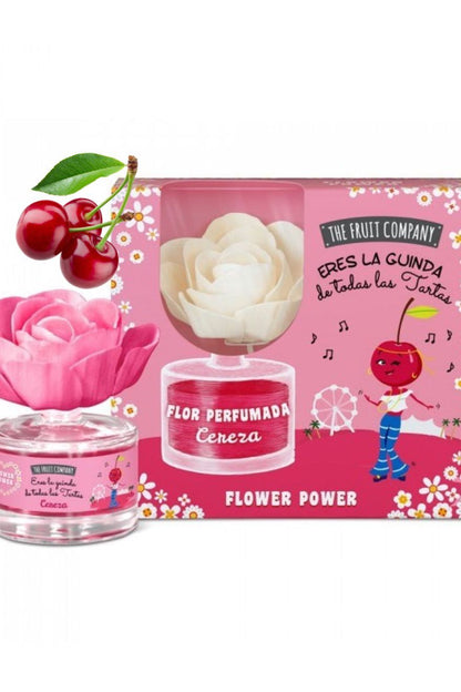 Diffuseur fleur de cellulose parfumés fraise chantilly