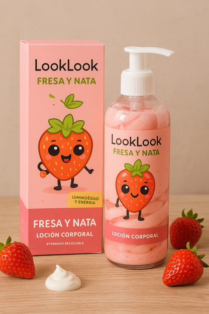 Lait pour le corps bicolore