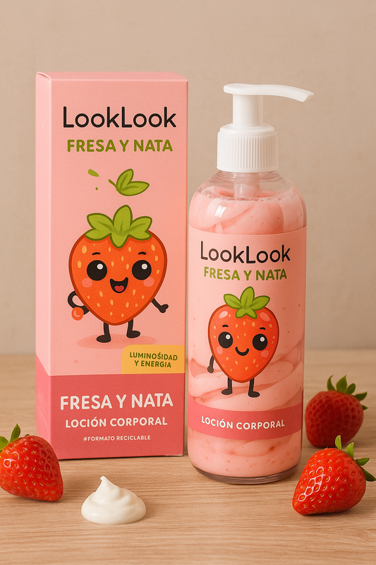 Lait pour le corps bicolore