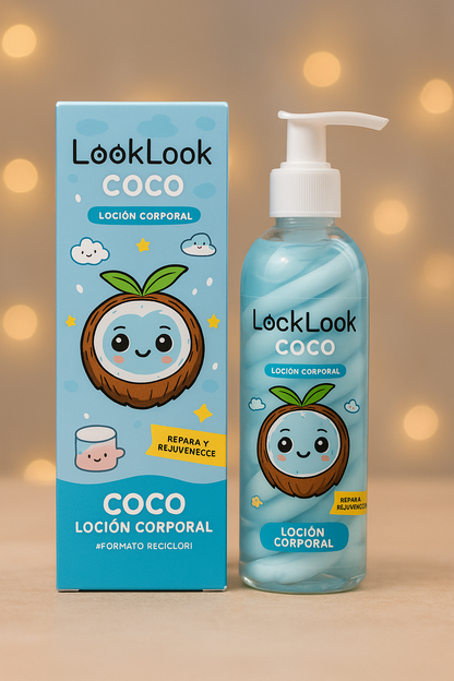 Lait pour le corps bicolore