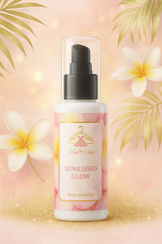 Huile pailletée Sunkised Glow au monoï de Thaiti 💛
