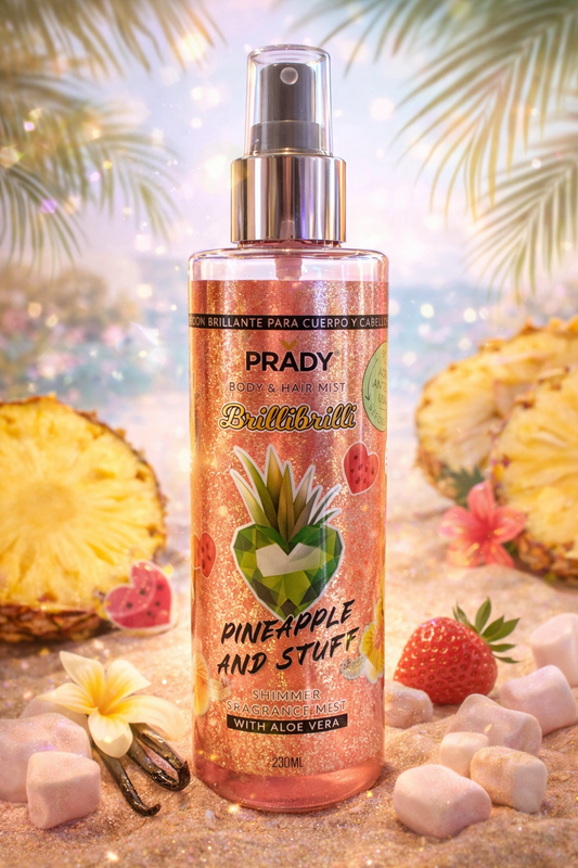 Brume scintillante corps et cheveux pineapple & stuff