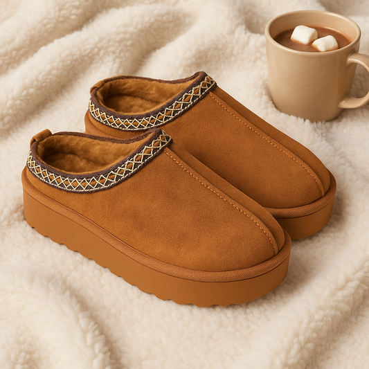 Chausson simili daim